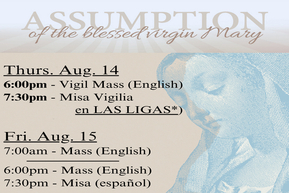 ASSUMPTION of the blessed virgin Mary