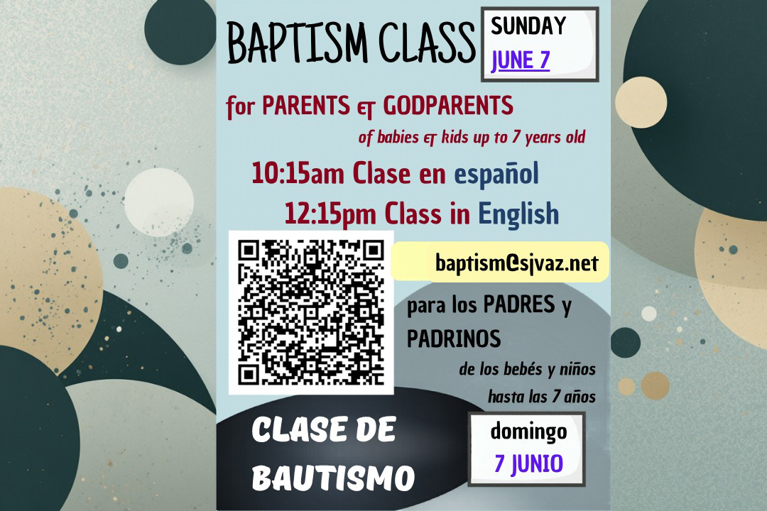 BAPTISM CLASS